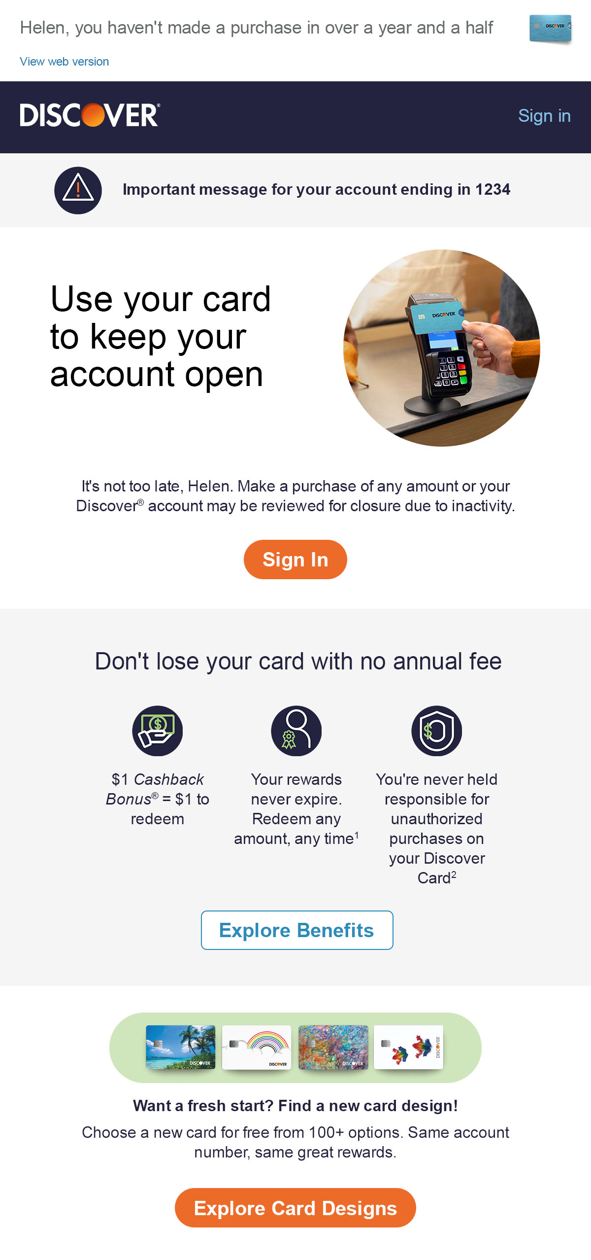Super Long Term Inactive Email